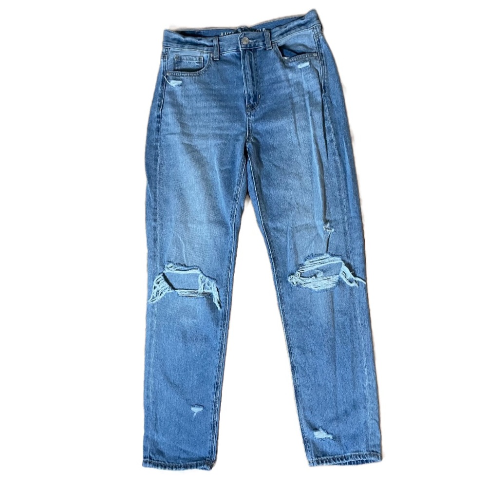 Mom Jeans American Eagle Size 4 Blue